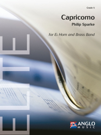 Philip Sparke, Capricorno Horn and Brass Band Partitur + Stimmen