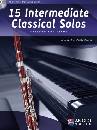 15 Intermediate Classical Solos (+CD) for bassoon and piano