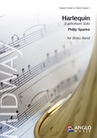 Philip Sparke, Harlequin Baritone/Euphonium and Brass Band Partitur + Stimmen