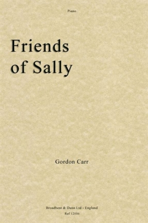 Gordon Carr, Friends of Sally Klavier Buch