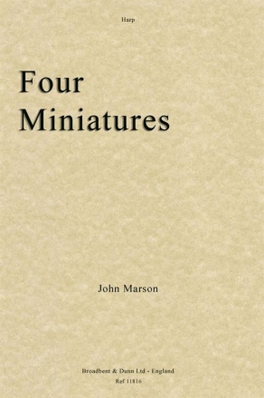 John Marson, Four Miniatures Harp Buch