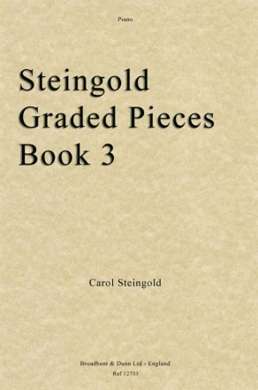 Carol Steingold, Steingold Graded Pieces Book 3 Klavier Buch