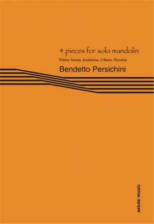 Persichini, 4 pieces for solo mandolin Mandolin Buch