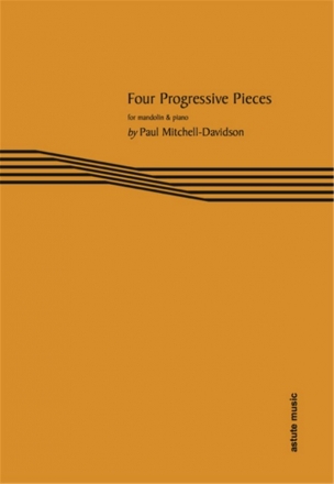 Paul Mitchell-Davidson, 4 Progressive Pieces Mandolin and Piano Buch