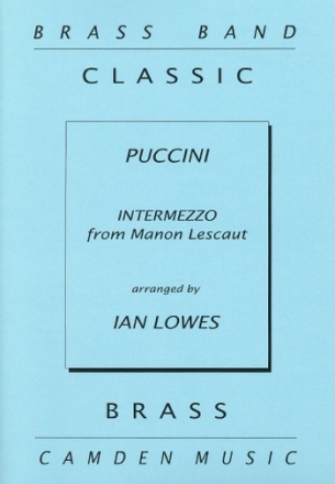 Giacomo Puccini Arr: Ian Lowes, Intermezzo for brass band Partitur und Stimmen