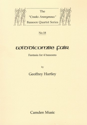 Widdicombe Fair for 4 bassoons score and parts