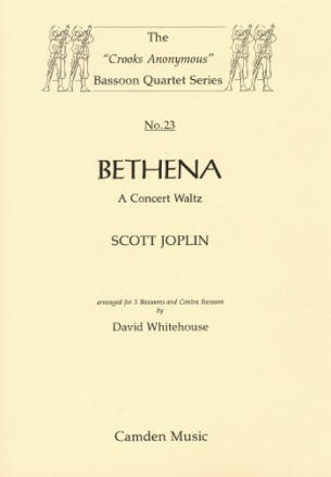 Bethena for 3 bassoons and contra basson score and parts