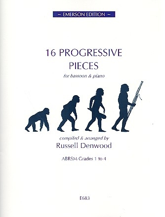 16 progressive Pieces for bassoon and piano