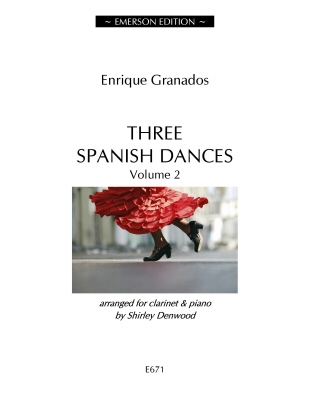 Enrique Granados, Three Spanish Dances Vol. 2 Altsaxophon und Klavier Buch