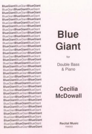 Cecilia McDowall Blue Giant double bass & piano