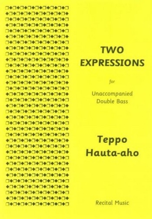 Teppo Hauta-aho Two Expressions double bass solo