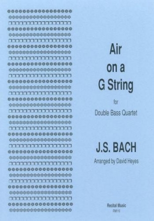 Air on a G String for 4 double basses score and parts