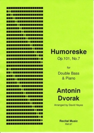 Humoreske op.101,7 for double bass and piano