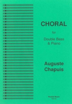 Auguste Chapuis Ed: David Heyes Choral double bass & piano