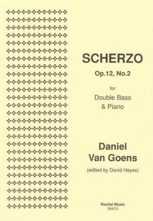 Scherzo op.12,2 for double bass and piano