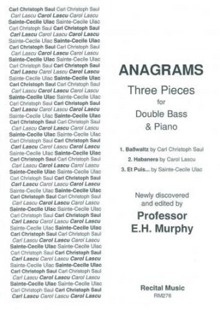 Lascu, Saul and Ulac Arr: Murphy Anagrams double bass & piano