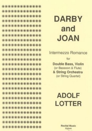 Adolf Lotter Ed: David Heyes Darby & Joan double bass and string orchestra