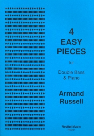 4 easy Pieces for double bass and piano