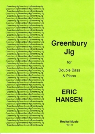 Eric Hansen Greenbury Jig double bass & piano