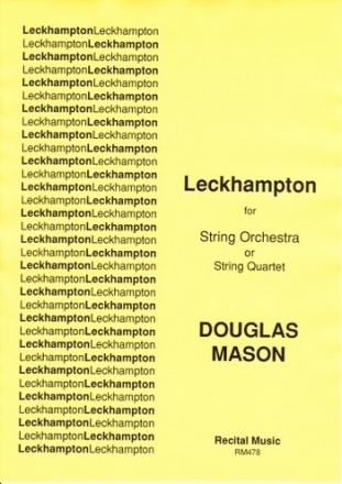 Douglas Mason Leckhampton string orchestra, string quartet