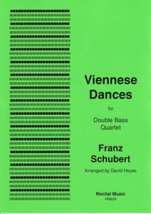 Franz Schubert Arr: David Heyes Viennese Dances double bass quartet