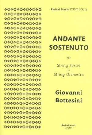 Andante sostenuto for 2 violins, viola, 2 cellos and double bass (string orchestra) score and parts (4-4-2-2-2-2)