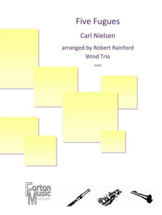 Carl Nielsen, Five Fugues Flute, Oboe and Clarinet Set