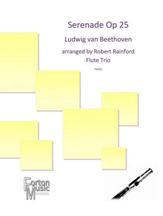 Ludwig van Beethoven, Serenade Op. 25 2 Flutes and Alto Flute Set