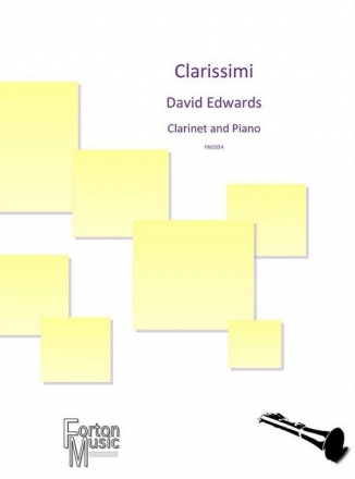 David Edwards, Clarissimi Clarinet and Piano Book & Part[s]