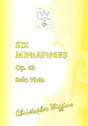 6 Miniatures op.63 for viola