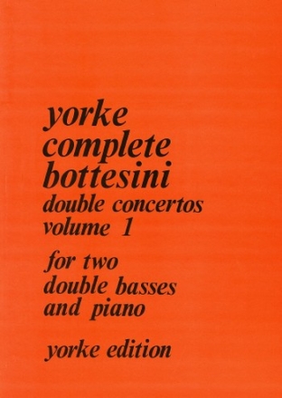 Double Concertos vol.1 for 2 double basses and piano parts