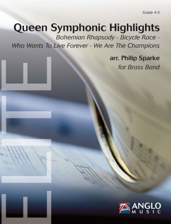 Queen Symphonic Highlights Brass Band Partitur + Stimmen