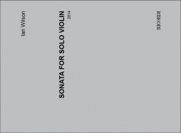 Sonata for Solo Violin (2014) for solo violin