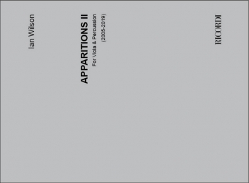 Ian Wilson, Apparitions II Viola and Percussion Buch