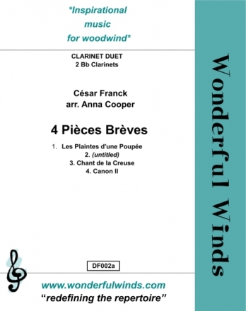 4 pices brves for 2 clarinets in Bb