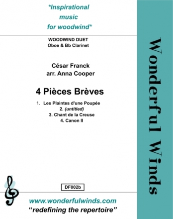 4 pices brves for oboe and clarinet in Bb