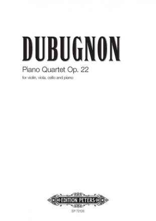 Dubugnon, Richard, Piano Quartet Op.22