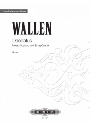 Wallen, Errollyn Daedalus Mezzo-Sopran und Streichquartett Partitur