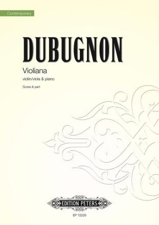 Dubugnon, R. Violiana, Partitur, Violine, Viola, Klavier Violiana (P)