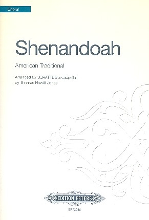 Shenandoah for mixed chorus a cappella (piano ad lib) Partitur