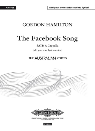 Hamilton, G. The Faceb. Song (add your own l..., CP., Gem. Chor The Fac. Song (add... (CP)