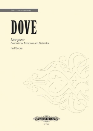 Dove, Jonathan Stargazer Konzert fr Posaune und Orchester Partitur