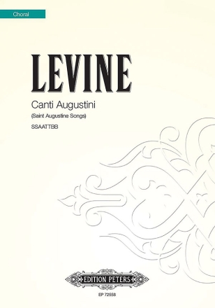 Levine, A. Canti August., Partitur, Gemischter Chor, Geheftet Canti Augustini (P)