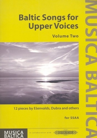 Baltic Songs for upper Voices vol.2 for female chorus (some with accompaniment) Score