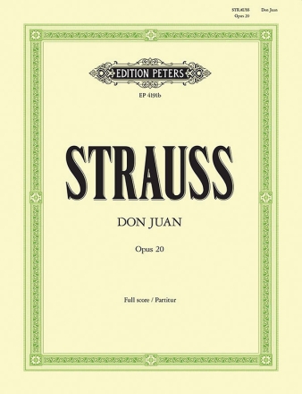 Don Juan op. 20 fr Orchester Partitur