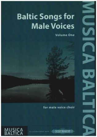 Baltic Songs for male Voices vol.1 for male voice choir a cappella score (en/lett)