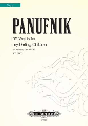 Panufnik, Roxanna, 99 Words fr Narrator, SSAATTBB and Piano