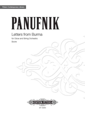 Panufnik, Roxanna Letters from Burma fr Oboe und Streichorchester Partitur