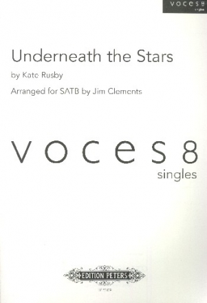 Underneath the Stars for mixed chorus a cappella chorus score