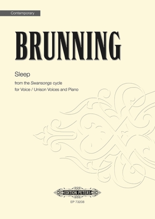 Brunning, Sleep (From the Swansongs Cycle) fr Voice / Unison, Voices and Piano